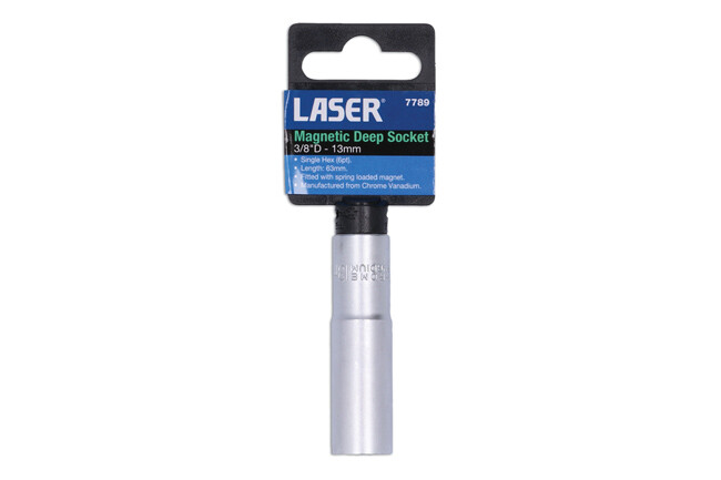 Laser 7789 3/8″ Drive 13mm Magnetic Deep Socket