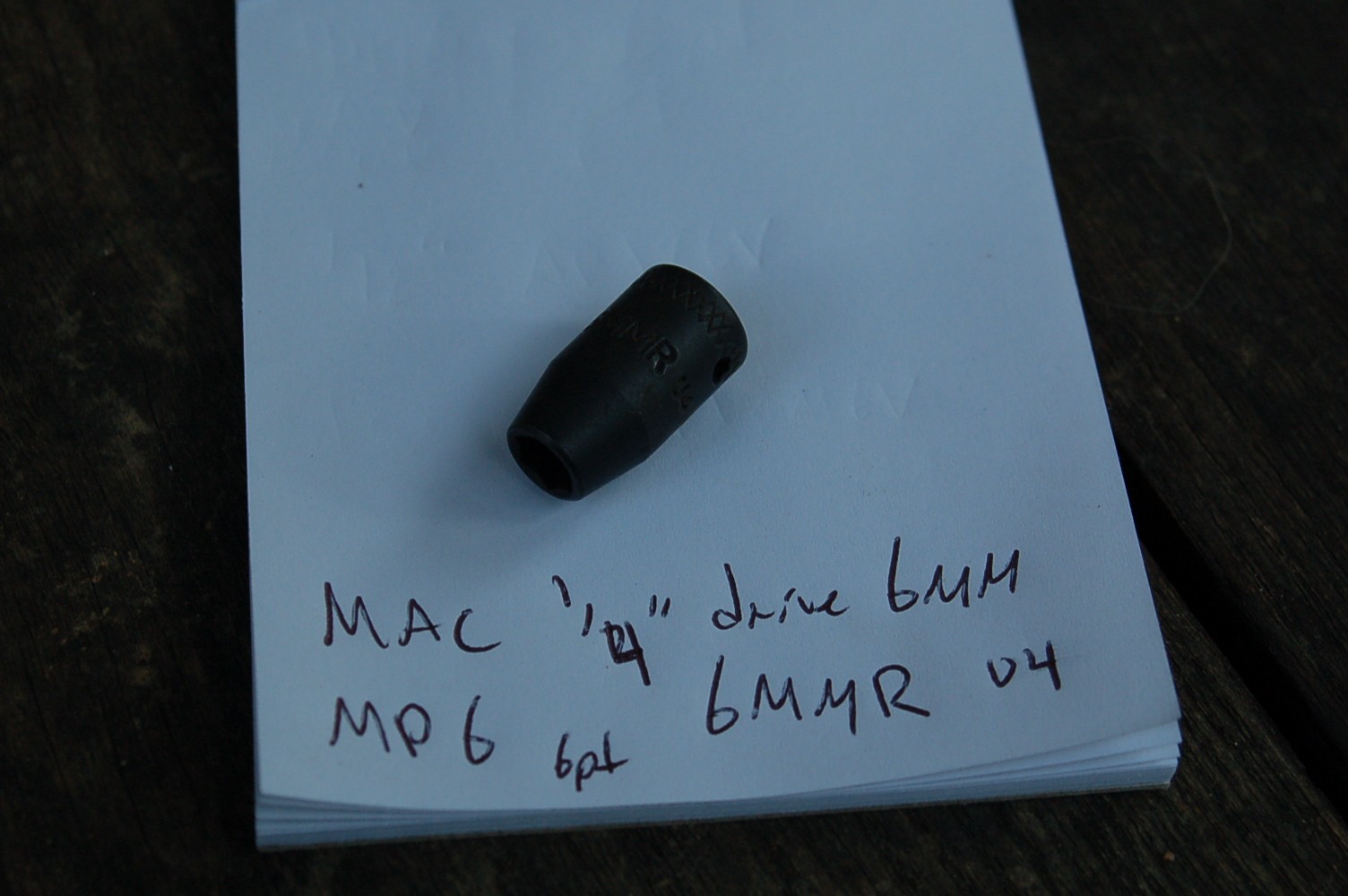 Mac Tools USA 6mm 6 Point 1/4″ Drive Shallow IMPACT Socket M6 6MMR