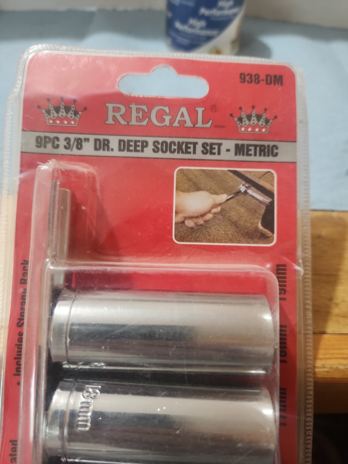 938-DM Regal 8pc 3/8″ Deep Socket Set Metric. 10mm-19mm