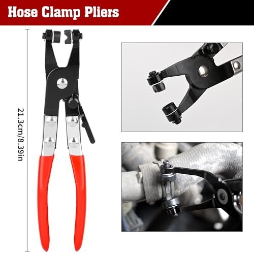 CV Boot Clamp Pliers Set 5-Piece with Storage Bag for Car ATV UTV