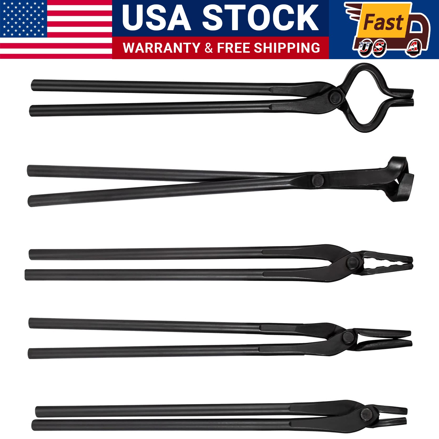 Blacksmith Tongs Tools Set Forging Tongs For Knife Making Tongs,Forge Tongs Kit