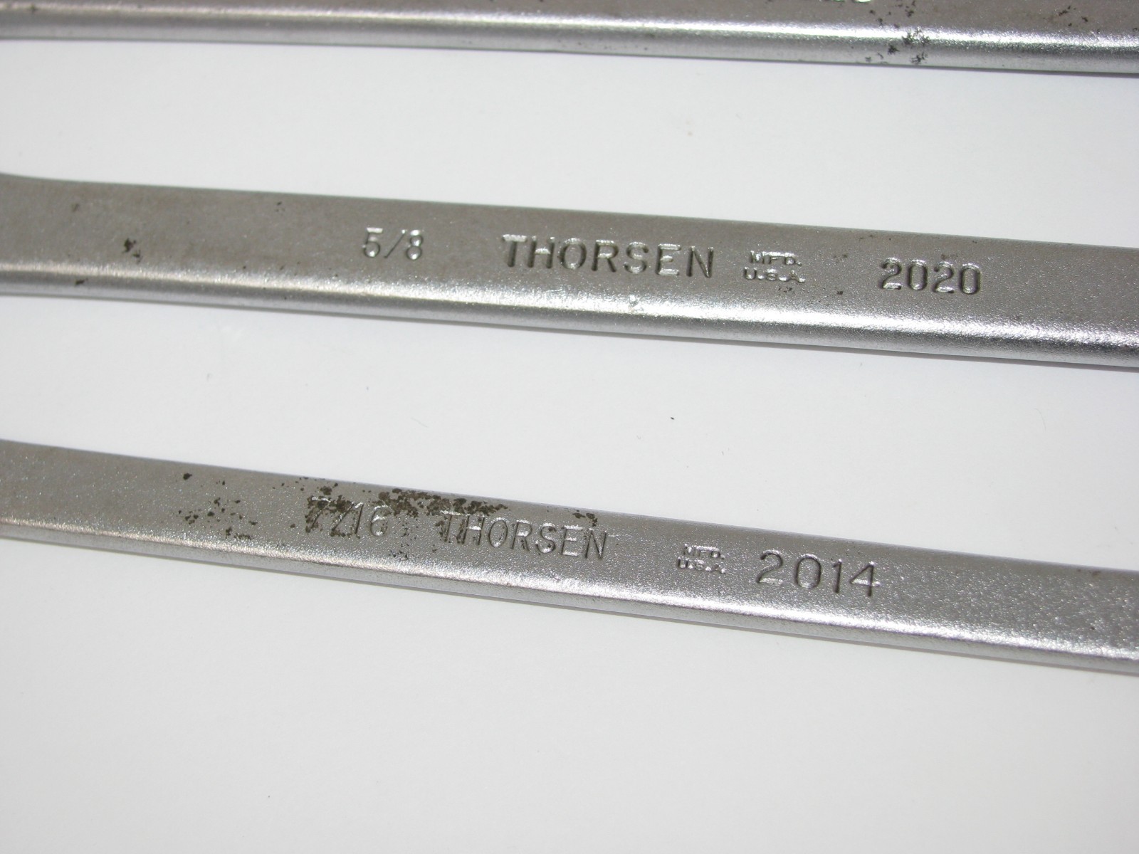 3 Vintage Thorsen Combination Wrench Set 7/16″ – 11/16″ USA 12 Point 2020 2022