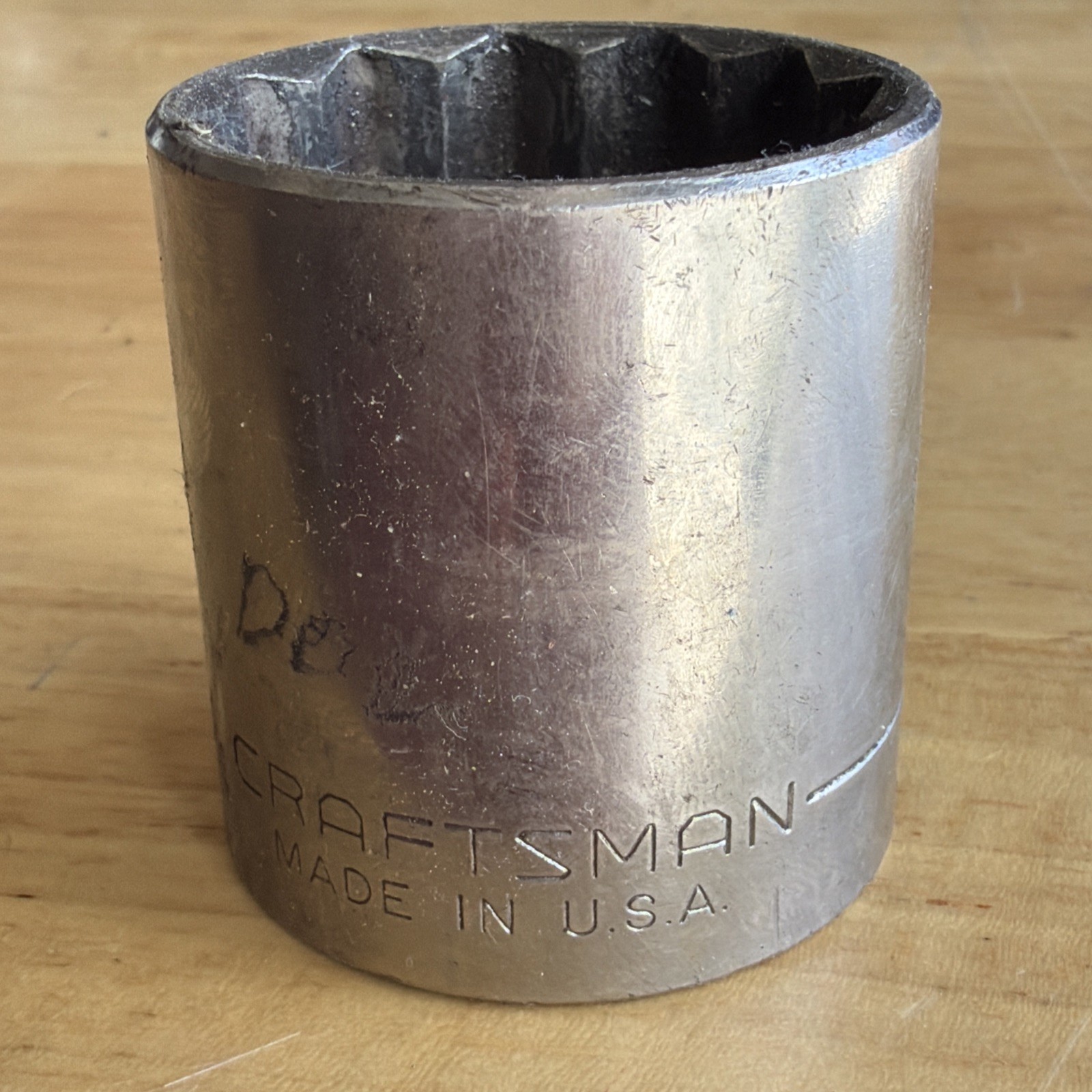 Craftsman 1-1/4″ Shallow Socket 1/2″ Drive 12 Point G Series 47517 USA READ!