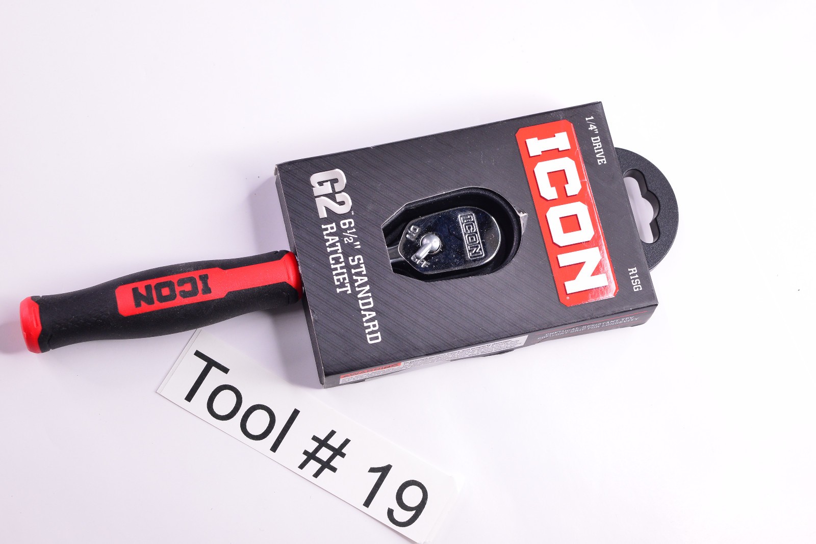 ICON (70443) – 1/4″ Drive G2 6 1/2″ Standard Ratchet (R1SG) COMFORT GRIP
