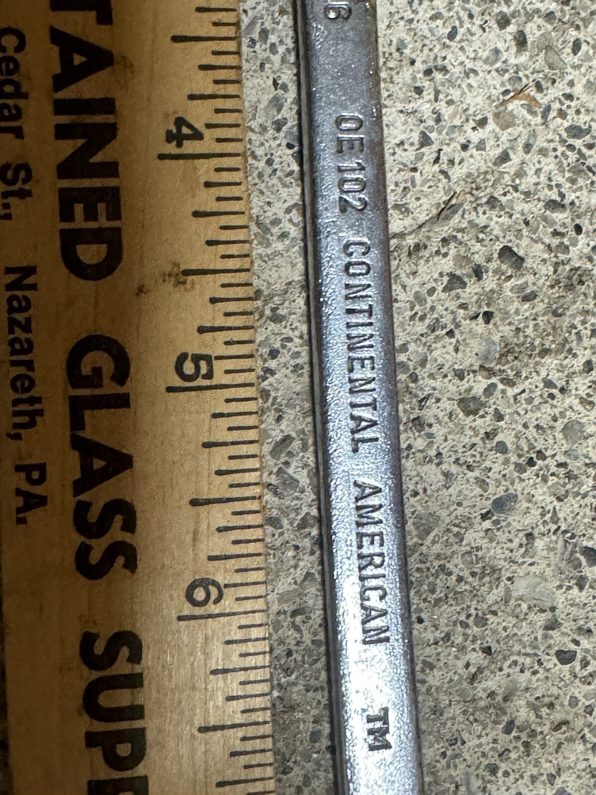 Peerless Wrench 7/16 1/2 Open End W. Germany Continental American 0e102