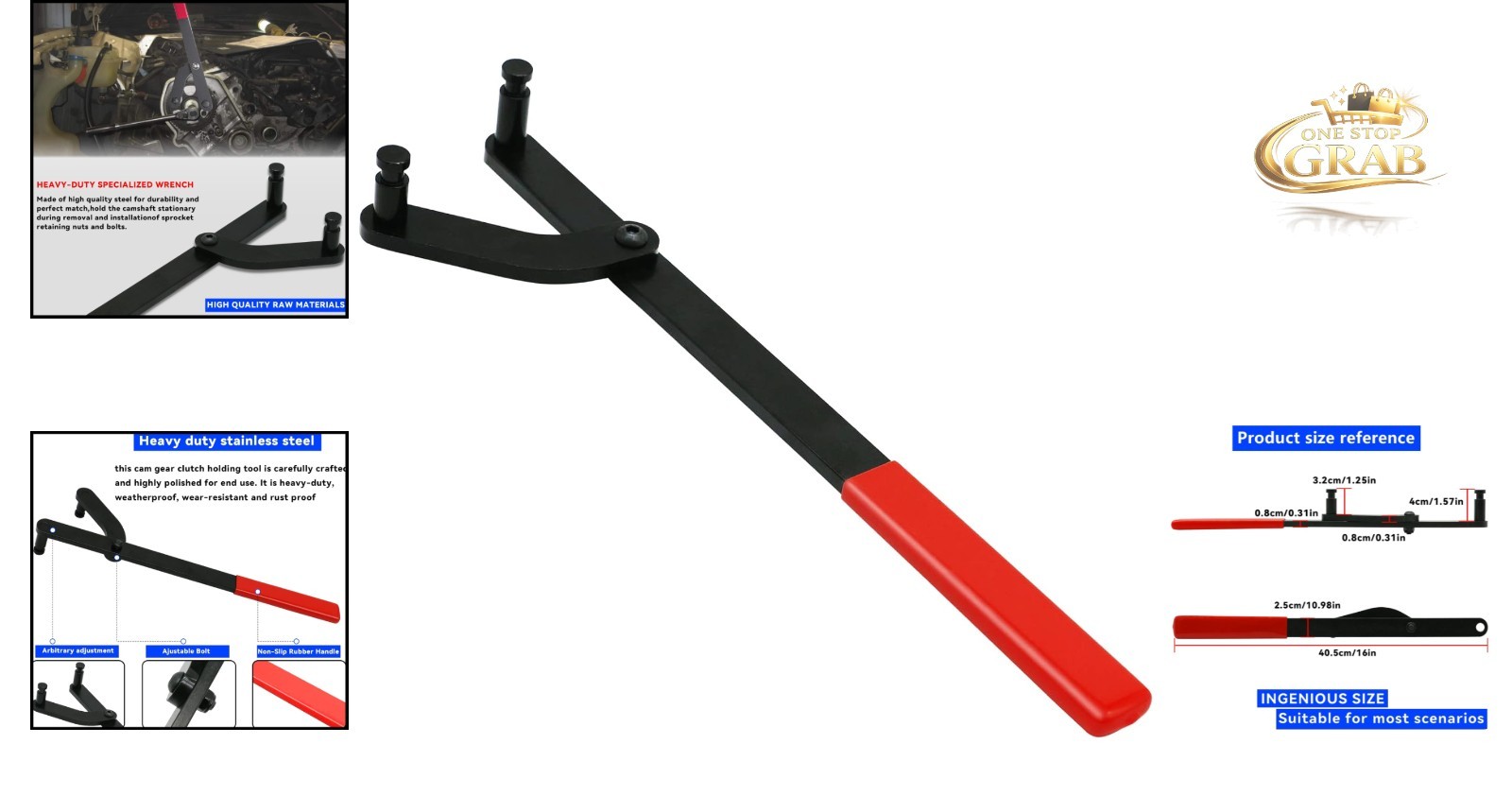 Universal Camshaft Pump Sprocket Holder Tool for Audi Ford GM Honda Mazda