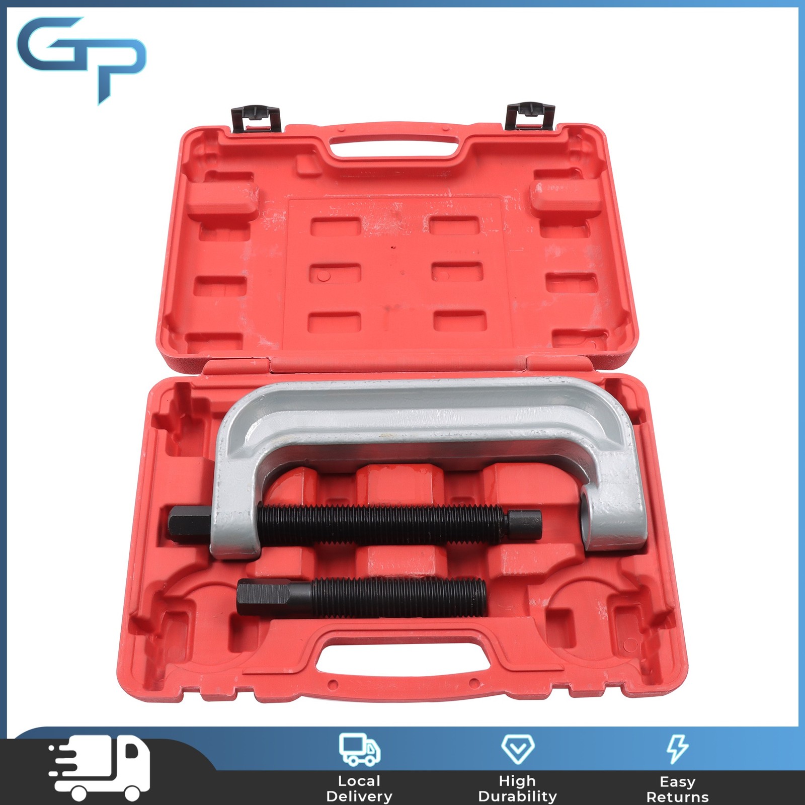 Gray Pneumatic Tool 78100 Goliath Ball Joint XL C-Frame Press New