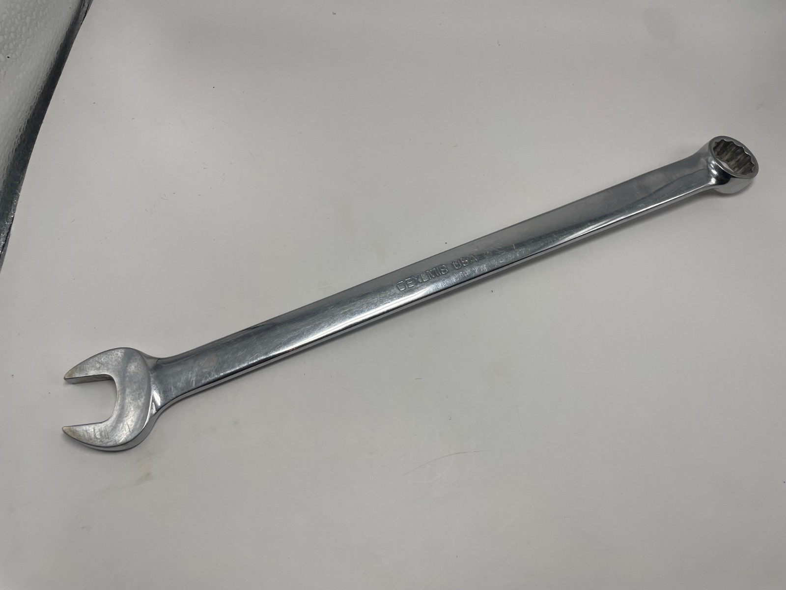 Snap-on Tools OEXLM18 Xtra Long Combination Open Box End Wrench Metric 18mm