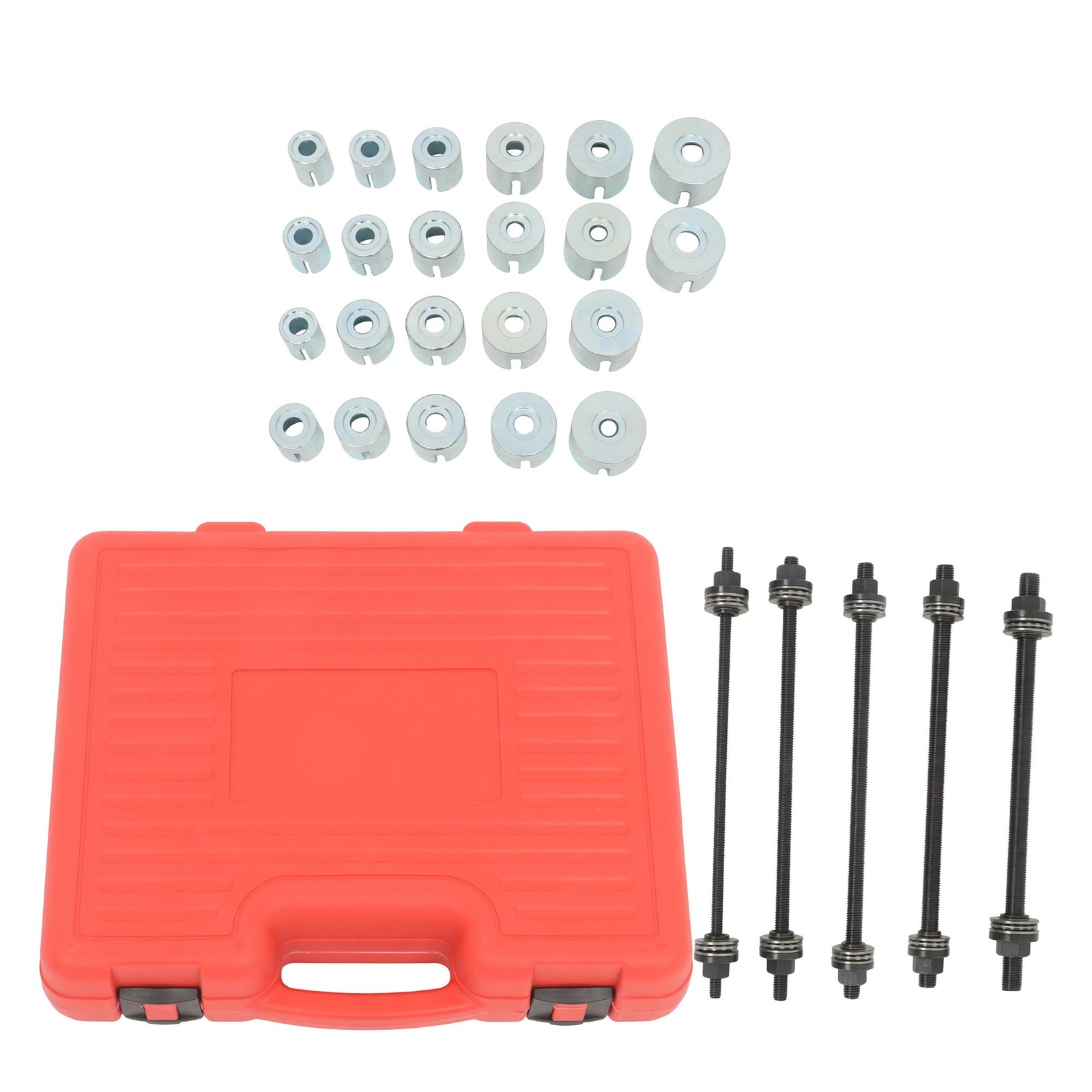 Universal Press and Pull Sleeve Kit Bush Bearing Removal Insertion Tool 27PCS