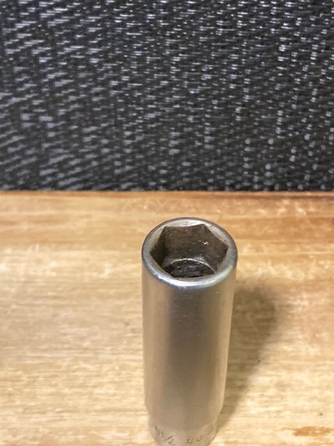 Snap-on Tools USA STM14 1/4″ Drive 7/16″ SAE 6 Point Deep Chrome Socket