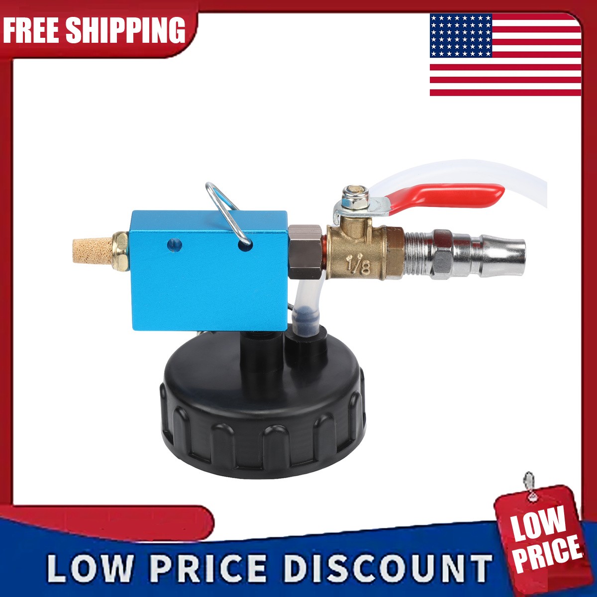 Gearzaar 300ml Vacuum Brake Bleeder Tank For Replacing brake fluid clutch oil