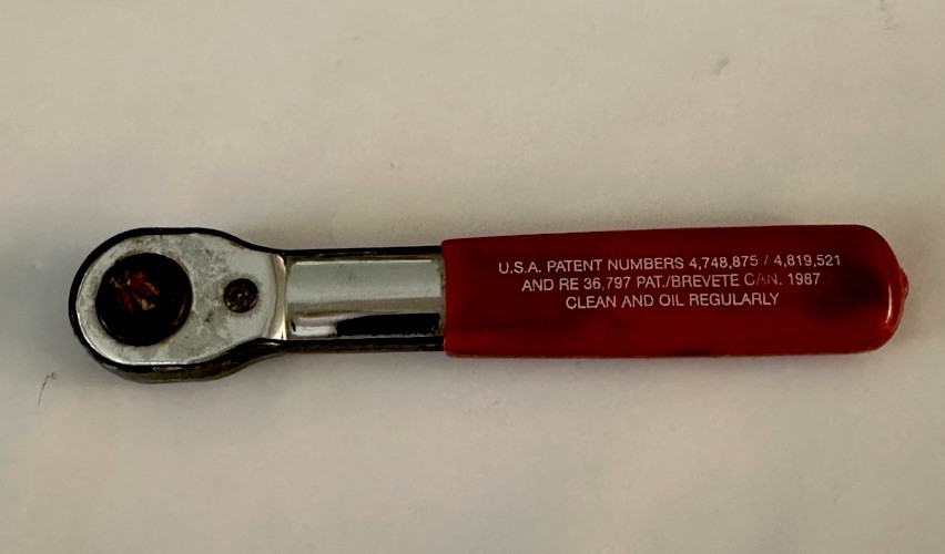 Blue Point BTWS 1/4″ Hex Bit Straight Minature Reversible Ratcheting Ratchet