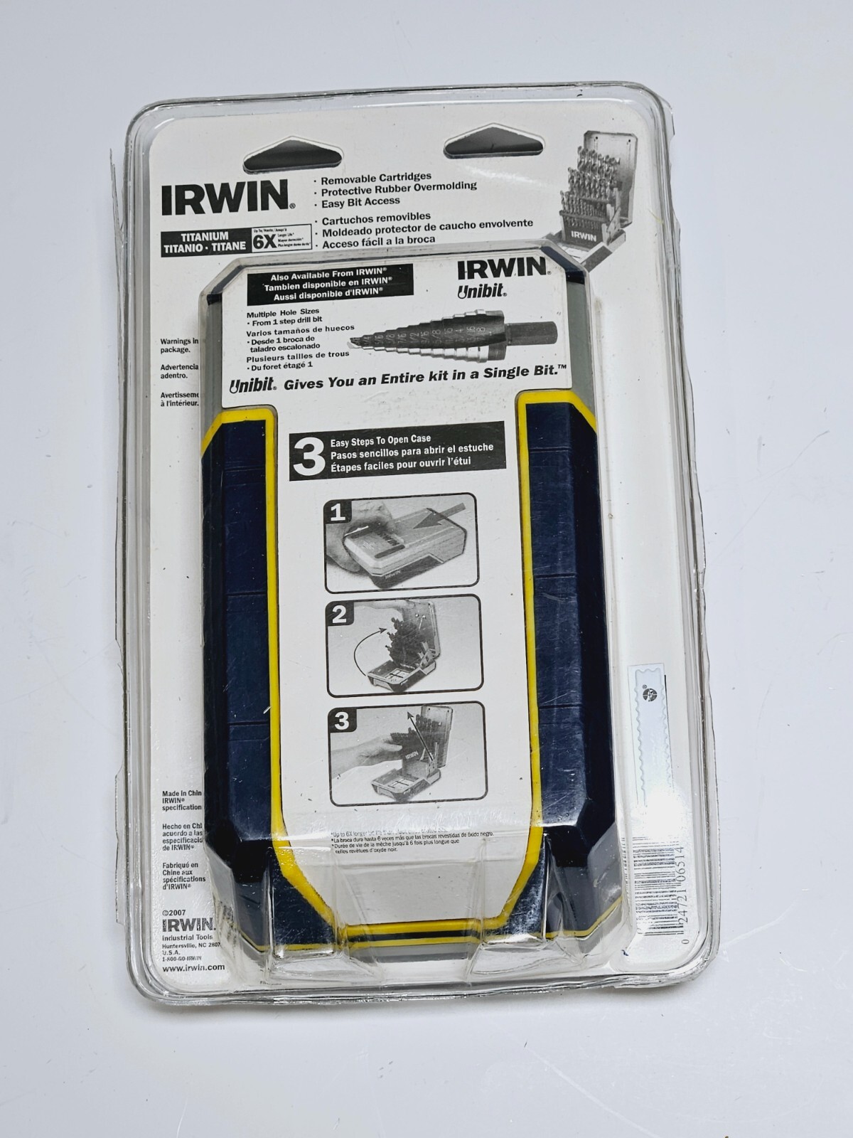 29 Pc. Titanium Metal Index Drill Bit Set Irwin / Hanson