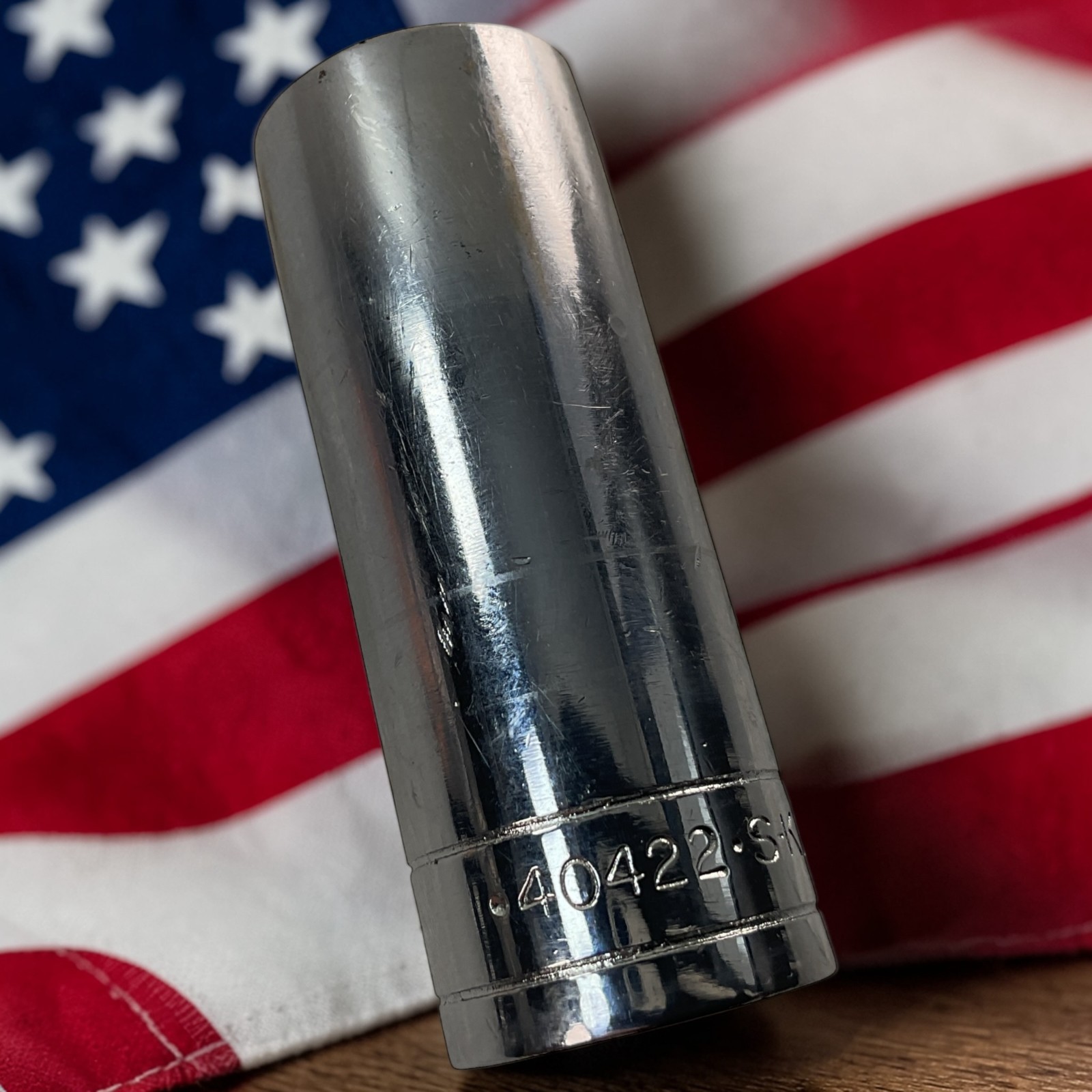 S-K Deep Socket 11/16″ 40422 3/8″ Drive 6 Pt As Pictured Mechanic Tool USA