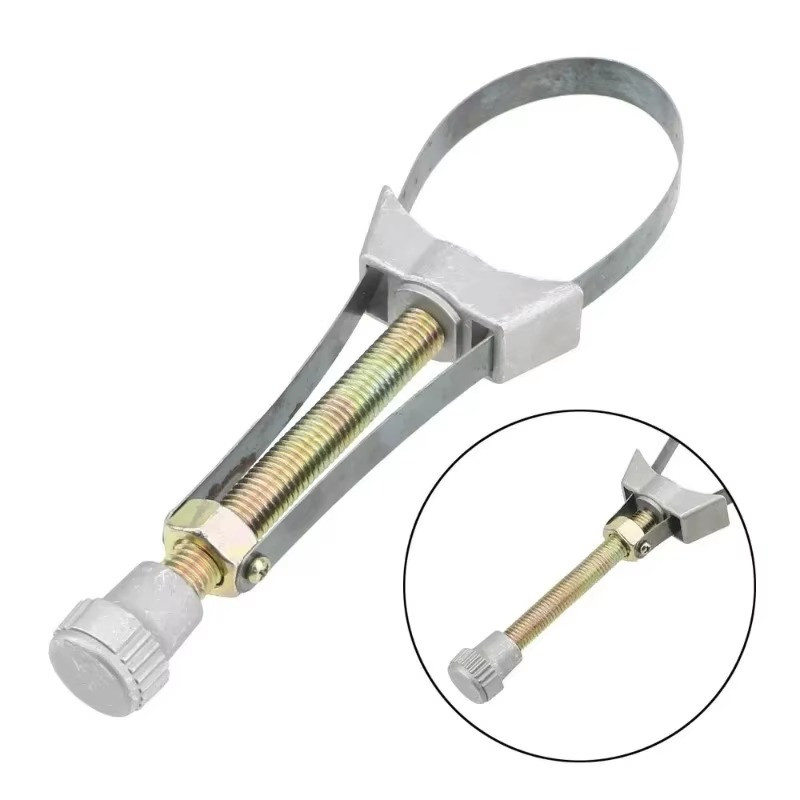Oil Filter Removal Tool Strap Wrench Diameter Adjustable 60mm To 120mm Car Auto