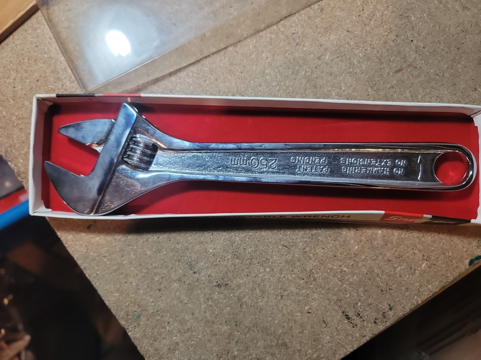 Snap-on AD10 Chrome Adjustable Wrench 250mm 10″
