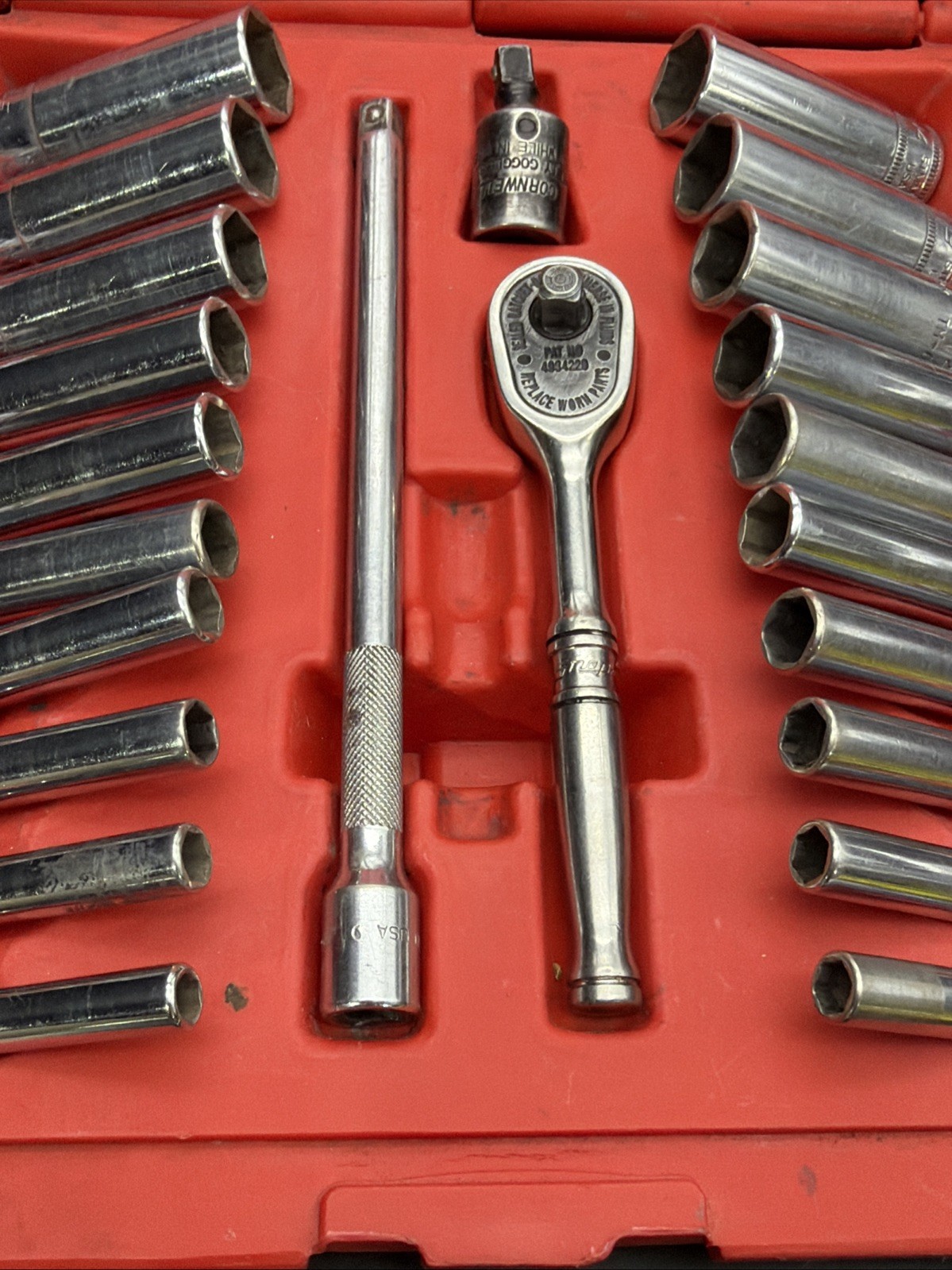 USED Snap-on PB99A General Service Metric/SAE 6 Point 42-Piece Set (READ)