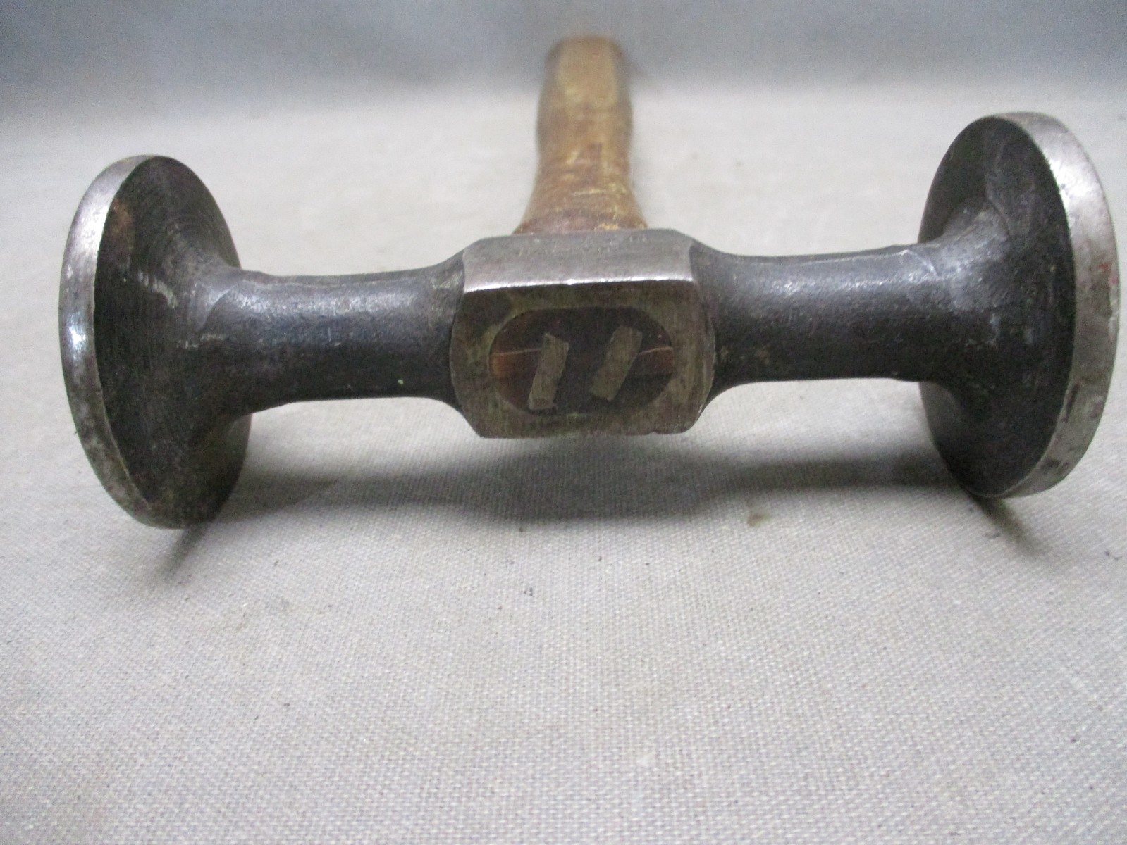 Vintage Snap On Tools BF617 Auto Body Shrinking Hammer Wood Handle Metal Working