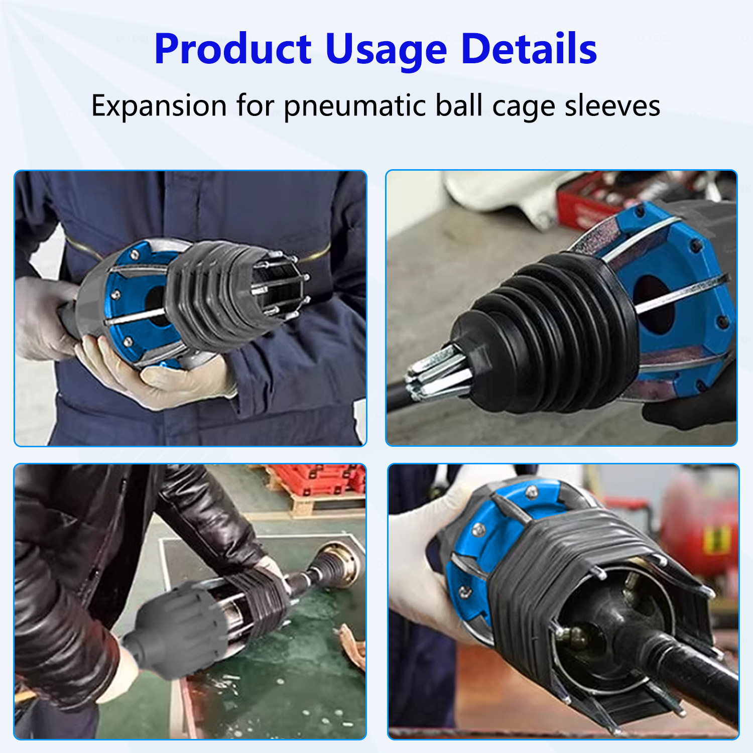 Pneumatic Air Power CV Joint Boot Expander Install Installation Removal Tool