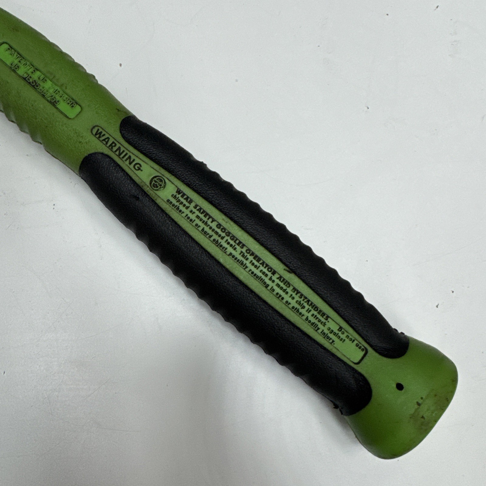 Snap On HBBD24G 24 oz Ball Peen Soft Grip Dead Blow Hammer GREEN USA MADE