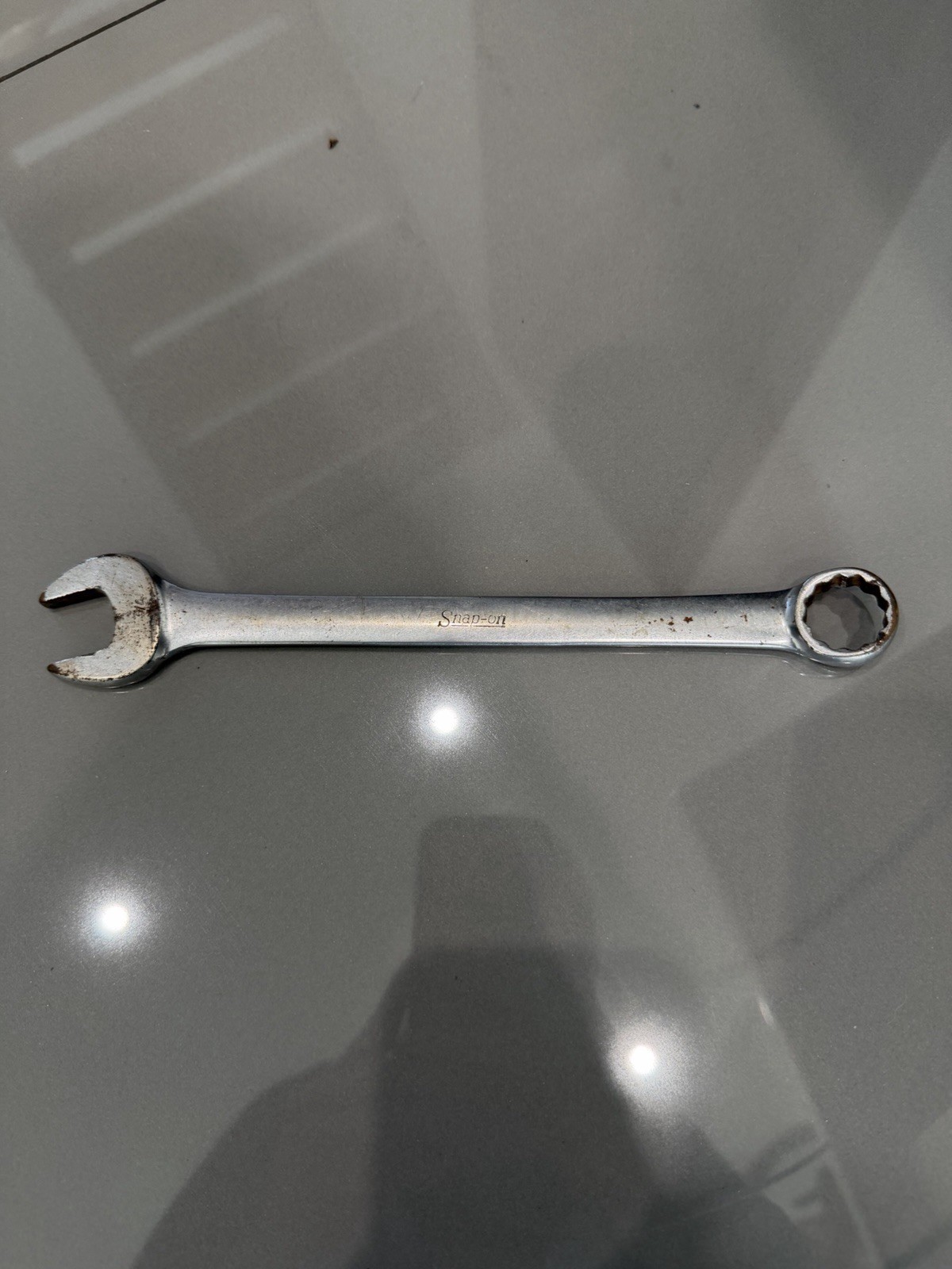 Snap-on OEX-24 3/4″ 12 Point SAE Combination Wrench USA Polished Chrome OEX24