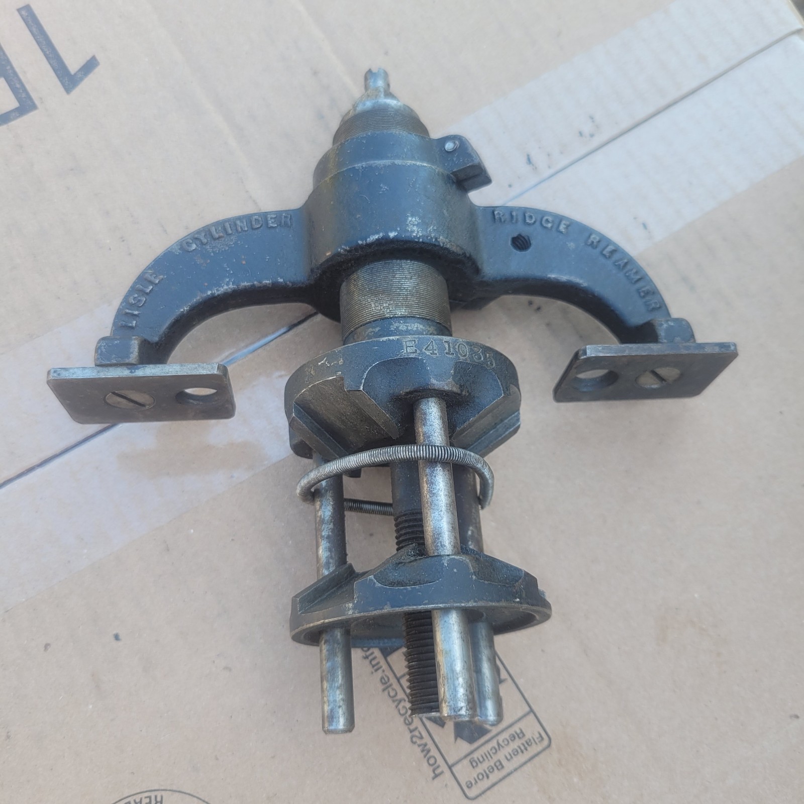 Vintage LISLE Cylinder Ridge Reamer Tool Untested