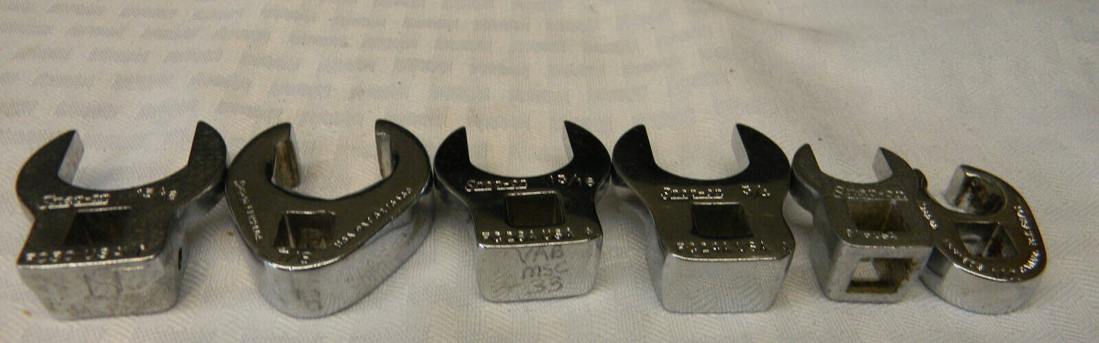 SNAP-ON 3/8″ DR 6PC CROWFOOT WRENCH SET 1/2″, 9/16″, 3/4″, 13/16″, 7/8″, 15/16″