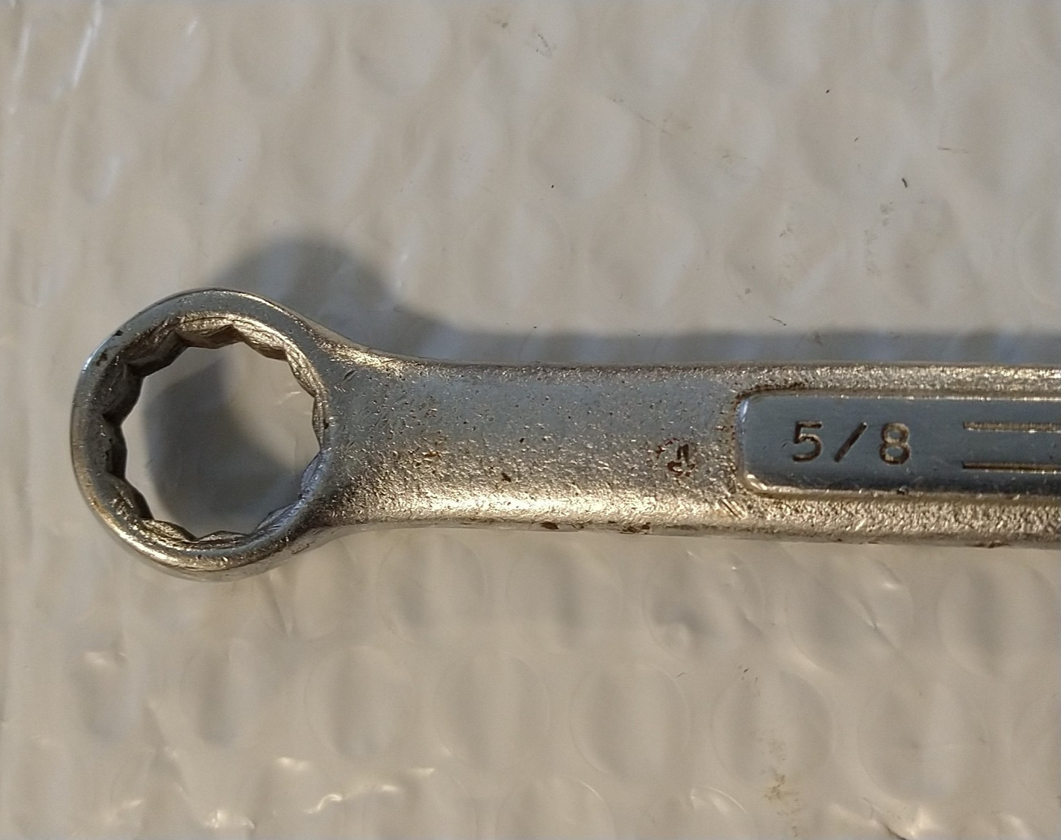CRAFTSMAN TOOLS USA V, 5/8″ COMBINATION WRENCH, 7.75″ LONG, 12 POINT.