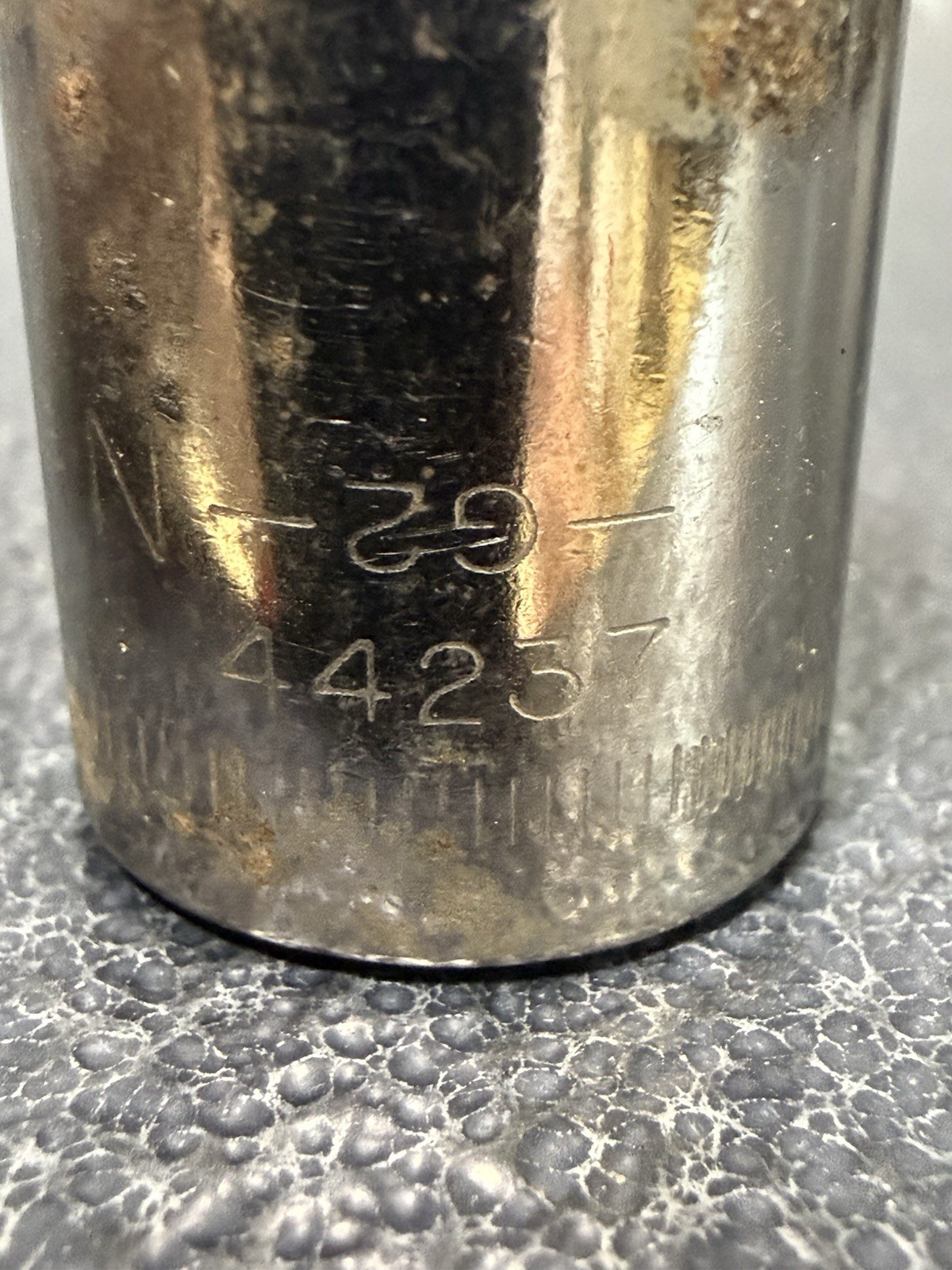 Vtg 17mm Craftsman Series G2 Part 44237 1/2″ Drive 12-Point Socket USA Made