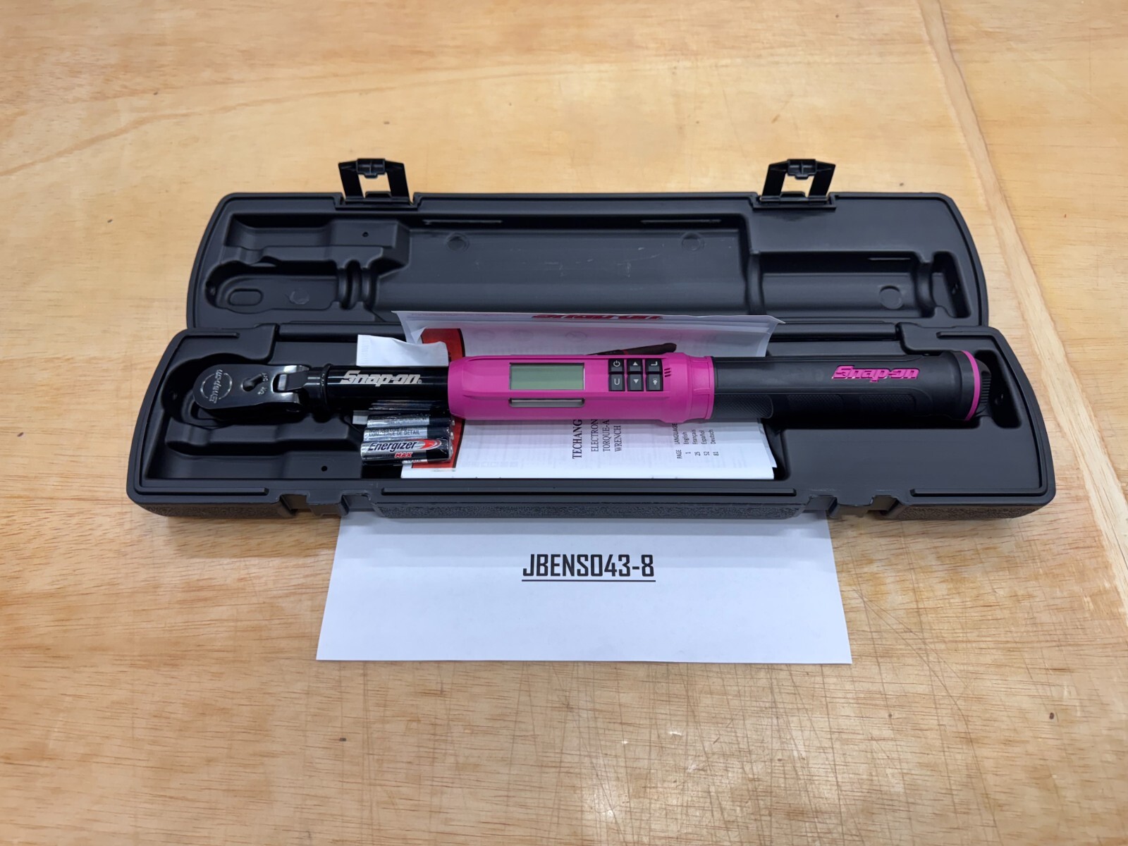Snap-on Tools NEW PINK 3/8″ Drive 5-125ft lb Digital Torque Wrench ATECH2F125VEP