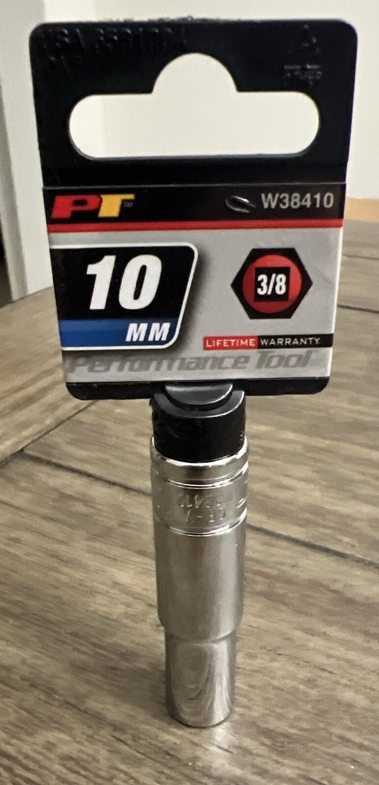 Performance Tool W38410 3/8 Inch Drive 10mm 6pt DW Socket