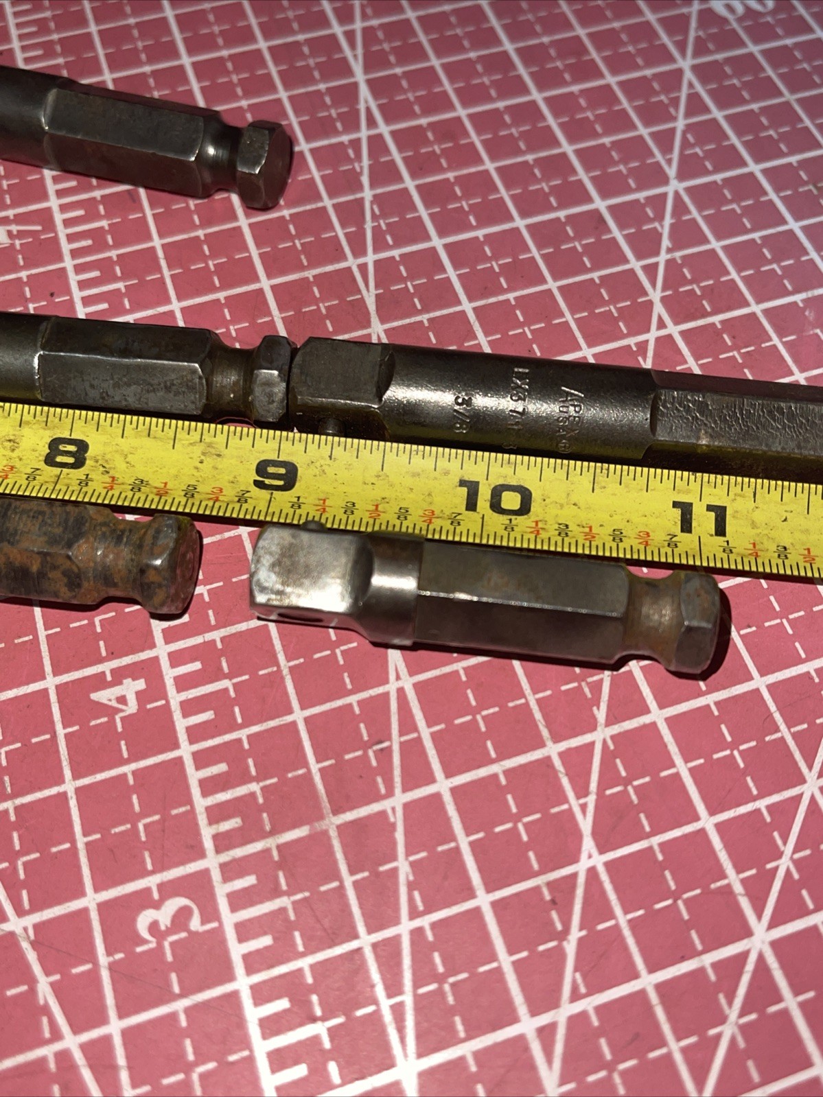 Apex / Snap on USA 7 Piece 7/16” Hex Power Adapter Extension Set 3/8 Drive 2-10”