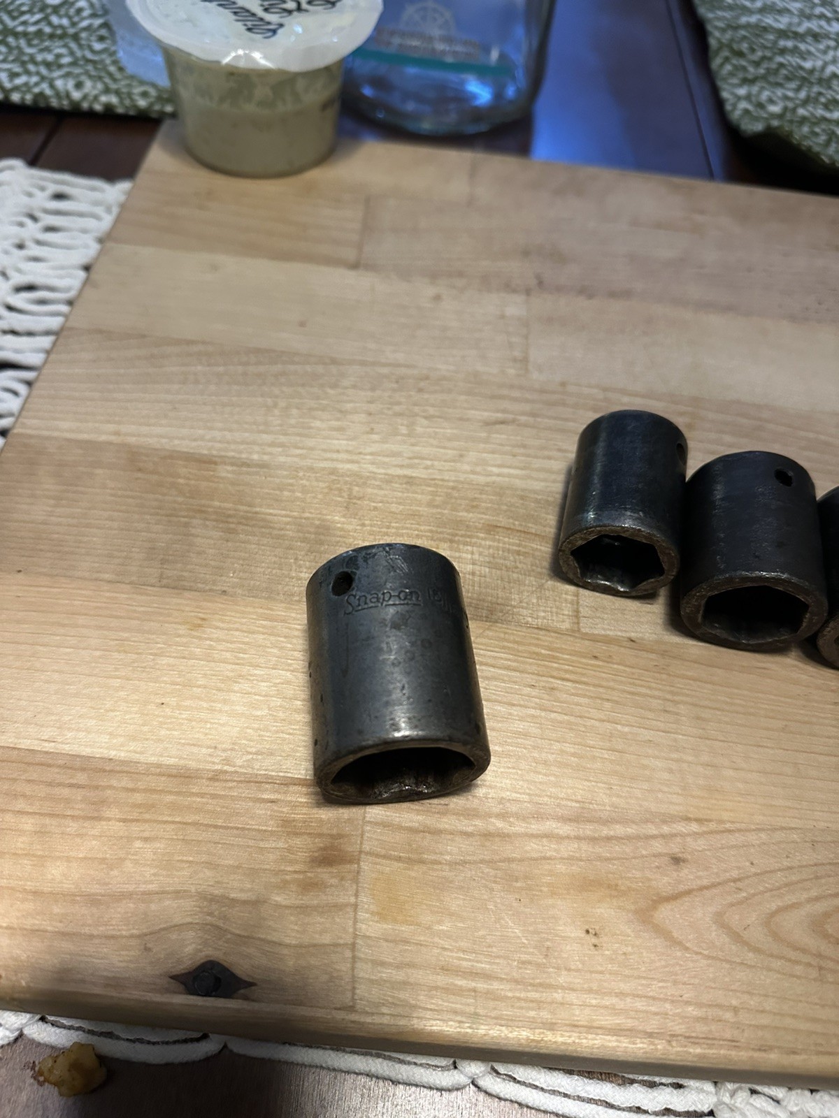 Snap On Vintage 1/2″ Drive impact sockets 15/16, 7/8, 13/16, 3/4