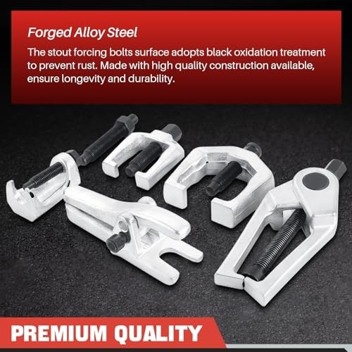 5PCS Ball Joint Separator Tool Kit – 5-in-1 Pitman Arm Puller & Tie Rod End Remo