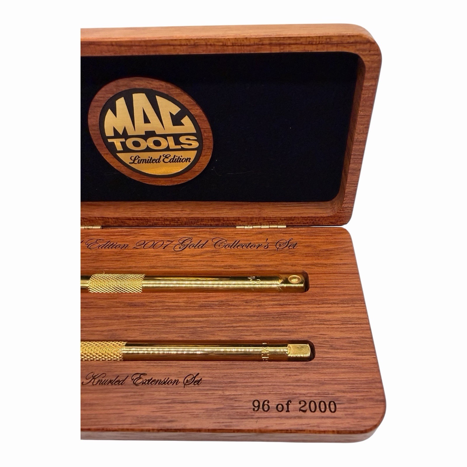 Mac Tools Limited Edition 2007 Two Piece Knurled Extension Set 96 Of 2000 24K