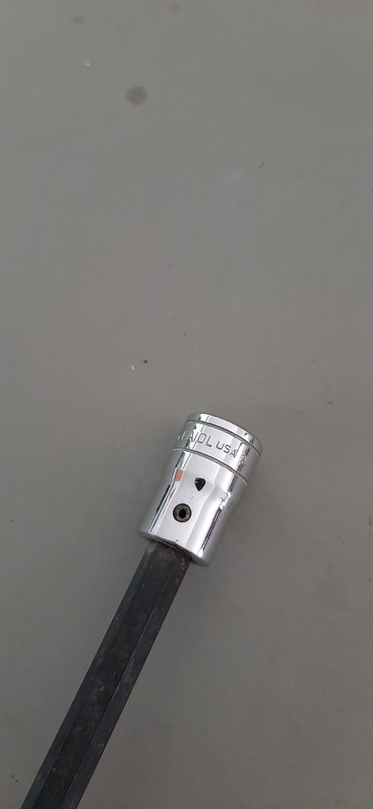 Snap-On USA 5/16″ FA10L 3/8″ Drive 5″ Long Shank Hex Bit Driver Socket Engraved