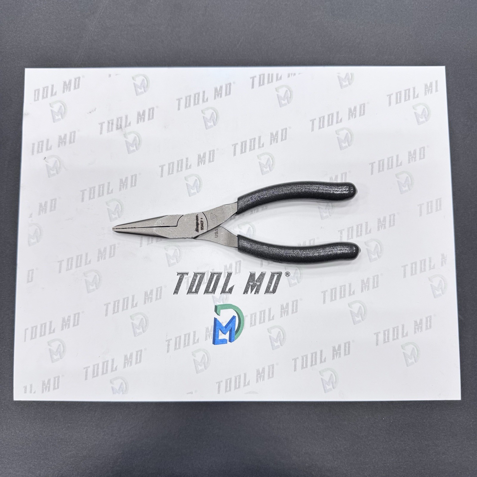 Snap-on Tools USA NEW DARK TITANIUM 6″ Talon Grip Needle Nose Pliers 95ACFDT