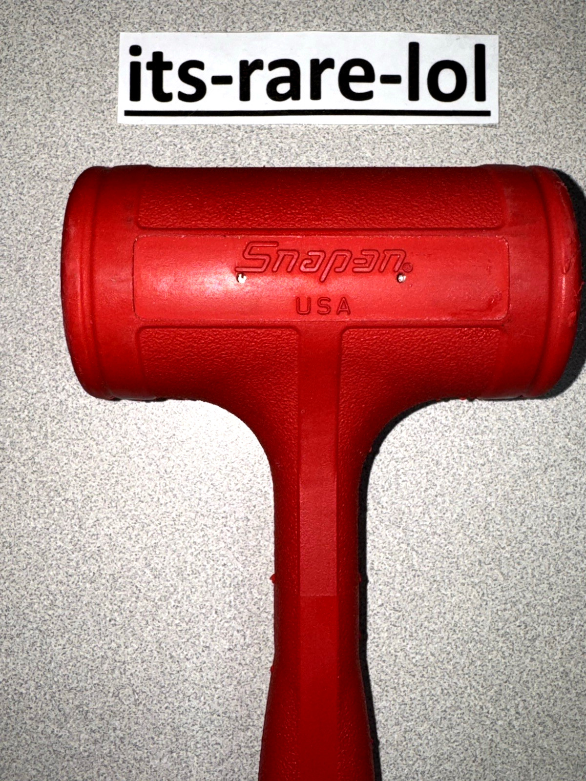 Snap-on HBFE103 3-Piece Red Soft Grip Dead Blow Hammer Set (24oz, 32oz, 48oz)