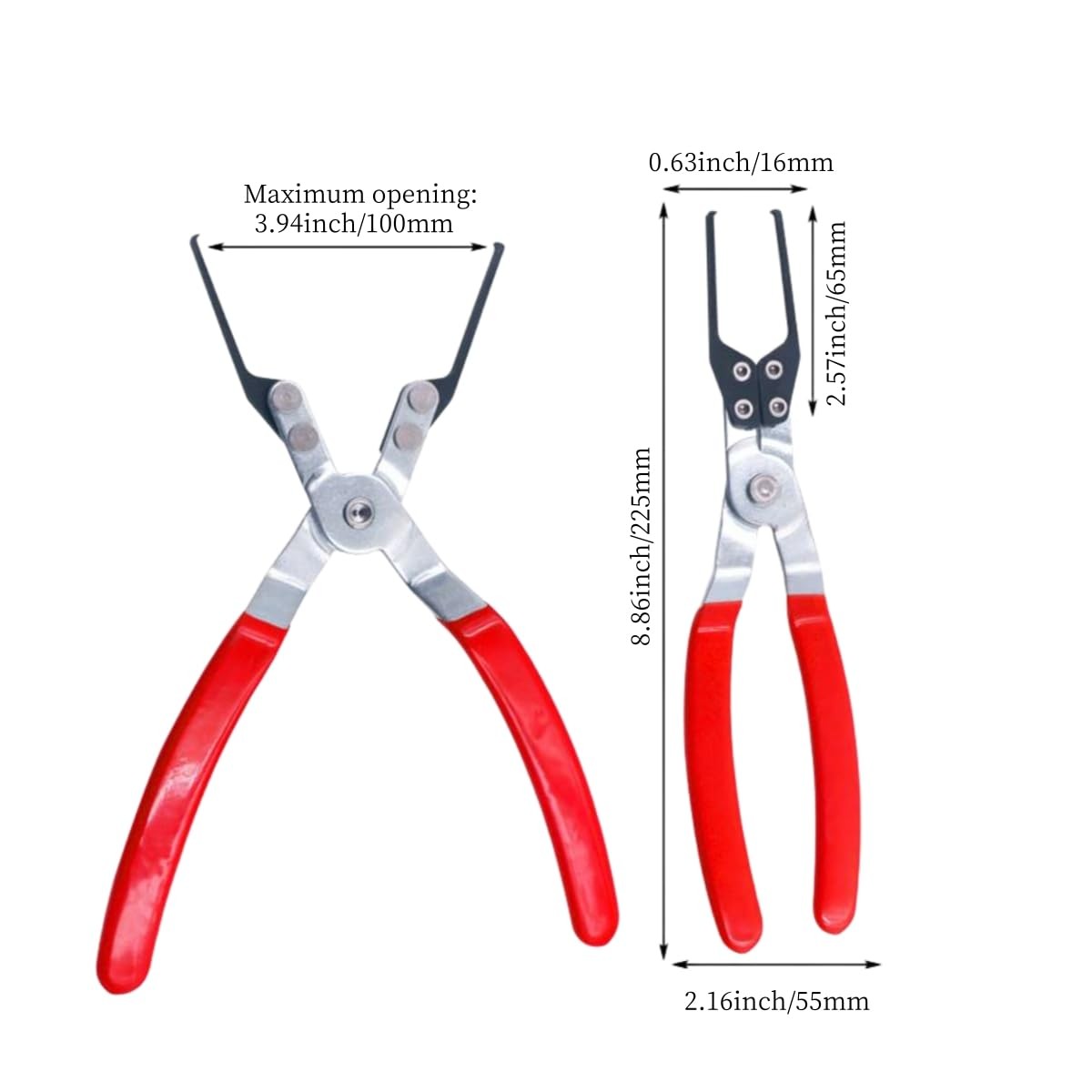 KUBOJSDLZ 4-Pack Relay Fuse Puller Pliers – Professional Automotive Tool Red