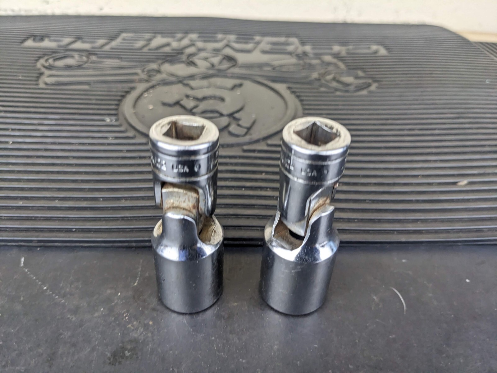 #bd209 Snap-on 3/8 Drive Deep Swivel Sockets SAE 3/4″ 11/16″ FSU22 FSU24