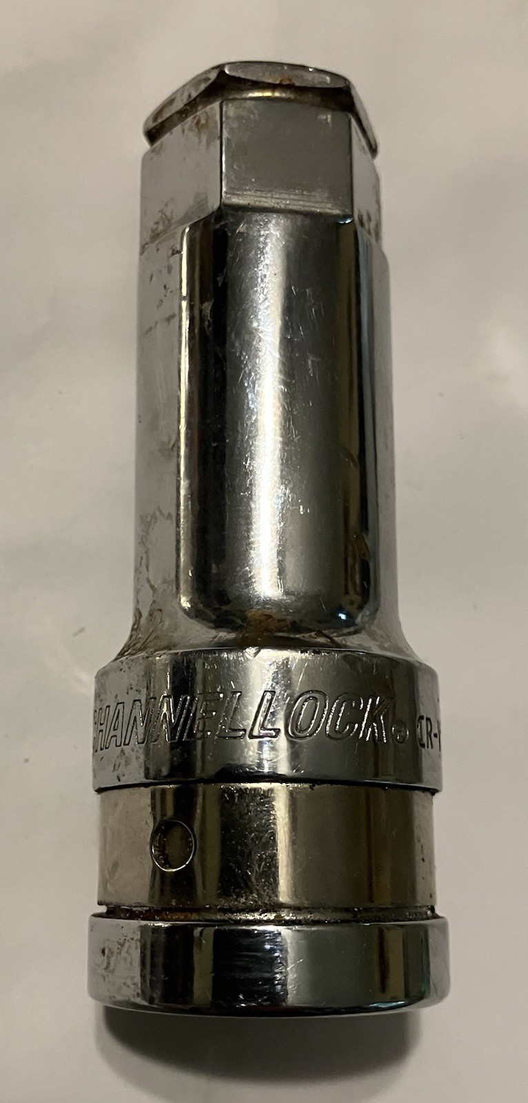 Vintage CHANNELLOCK 3/4” Locking Spark Plug Socket Chrome Vanadium USA
