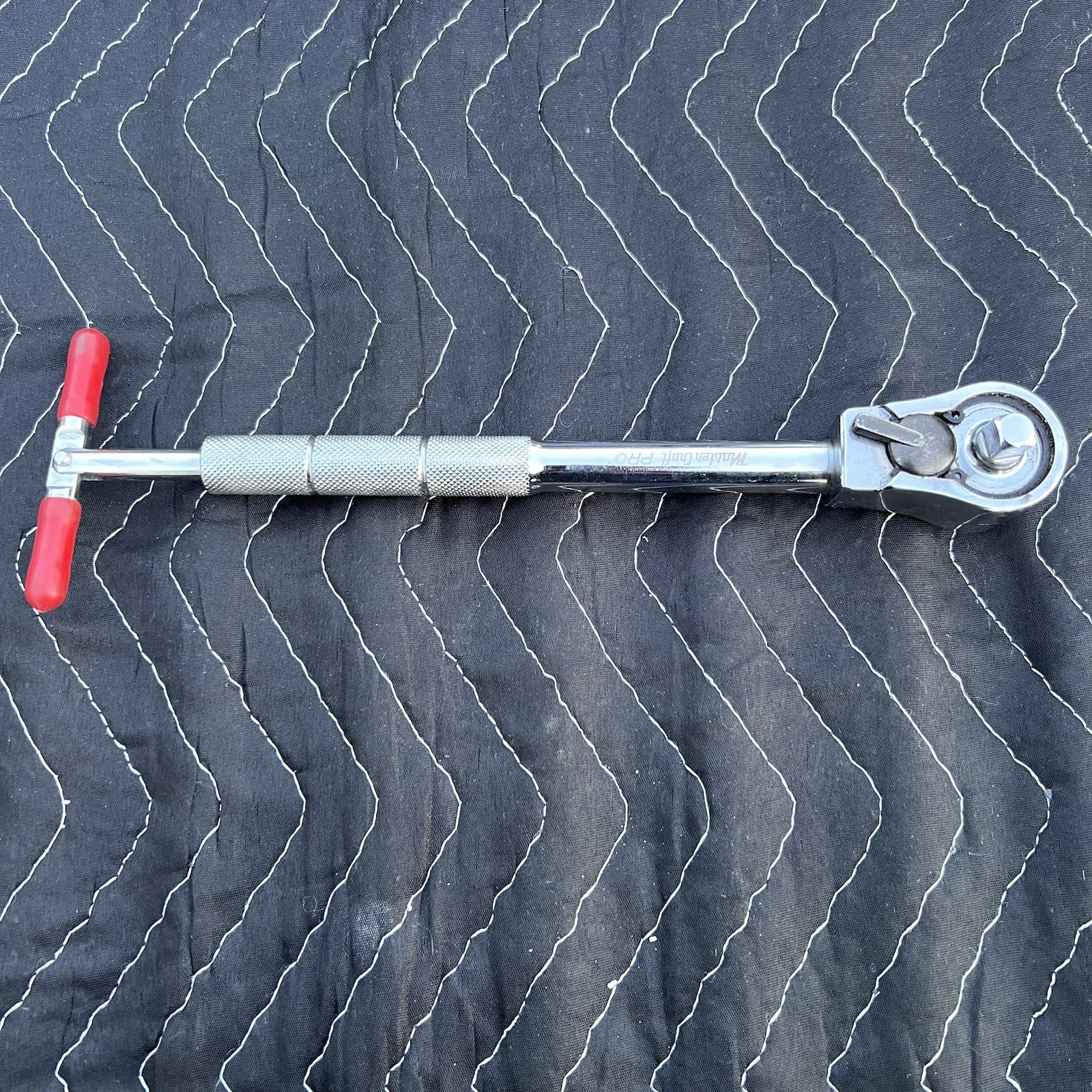 Sidewinder T-handle Speed Wrench Ratchet 3/8″ Drive Knurled Handle Master Craft