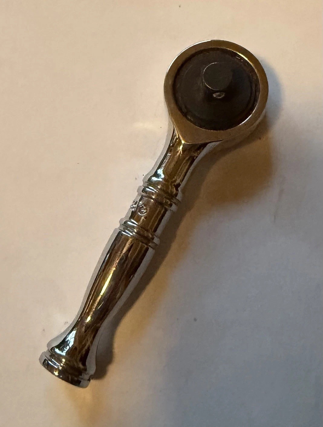 Snap On Usa Mini Ratchet Round Quarter Inch Drive Stubby Ratchet # TKN72 ￼VGC