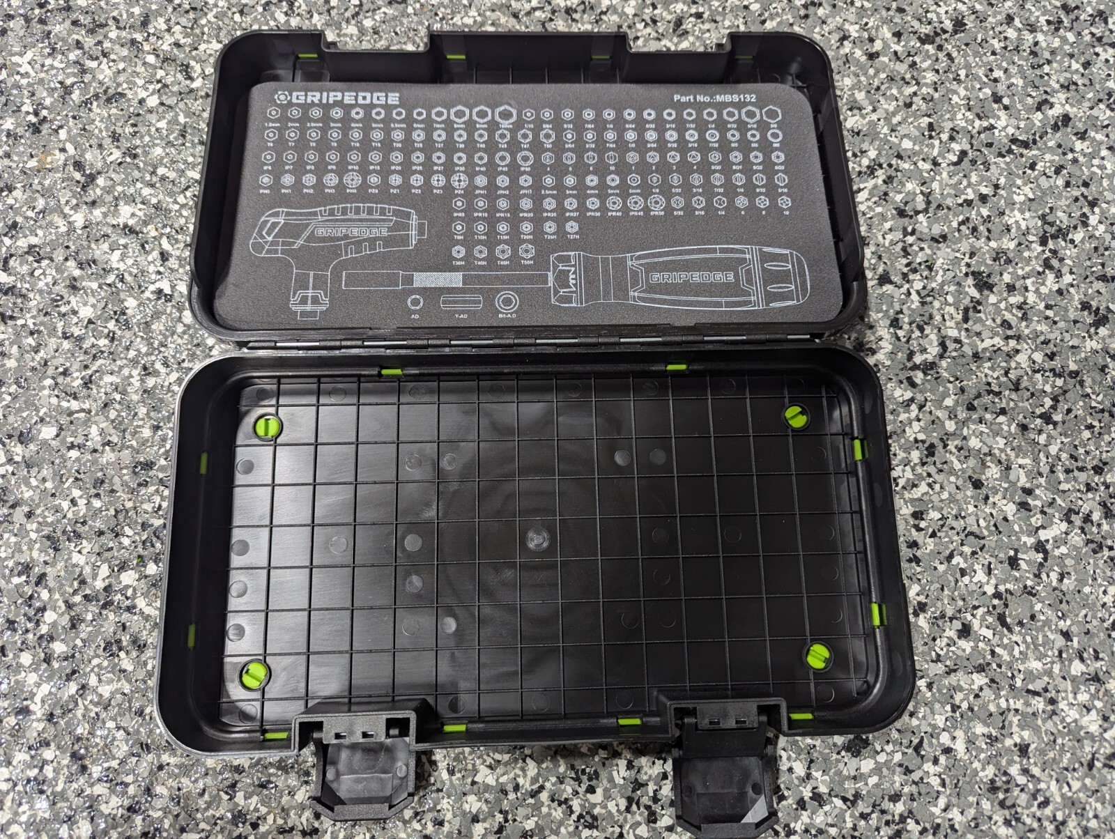 Grip Edge Tool Storage Cases ONLY Hex Torx Star Bit Socket Foam Inserts Racks