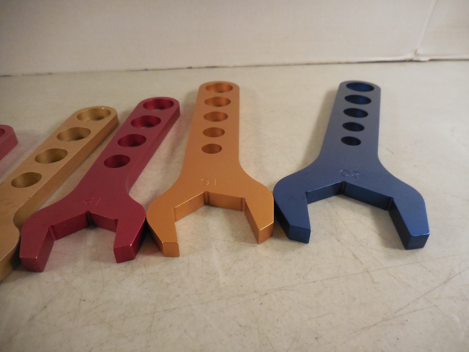 Summit Racing AN WRENCHES Machined Aluminum AN-3 – AN-20 Anodized PRE-OWNED* AN8