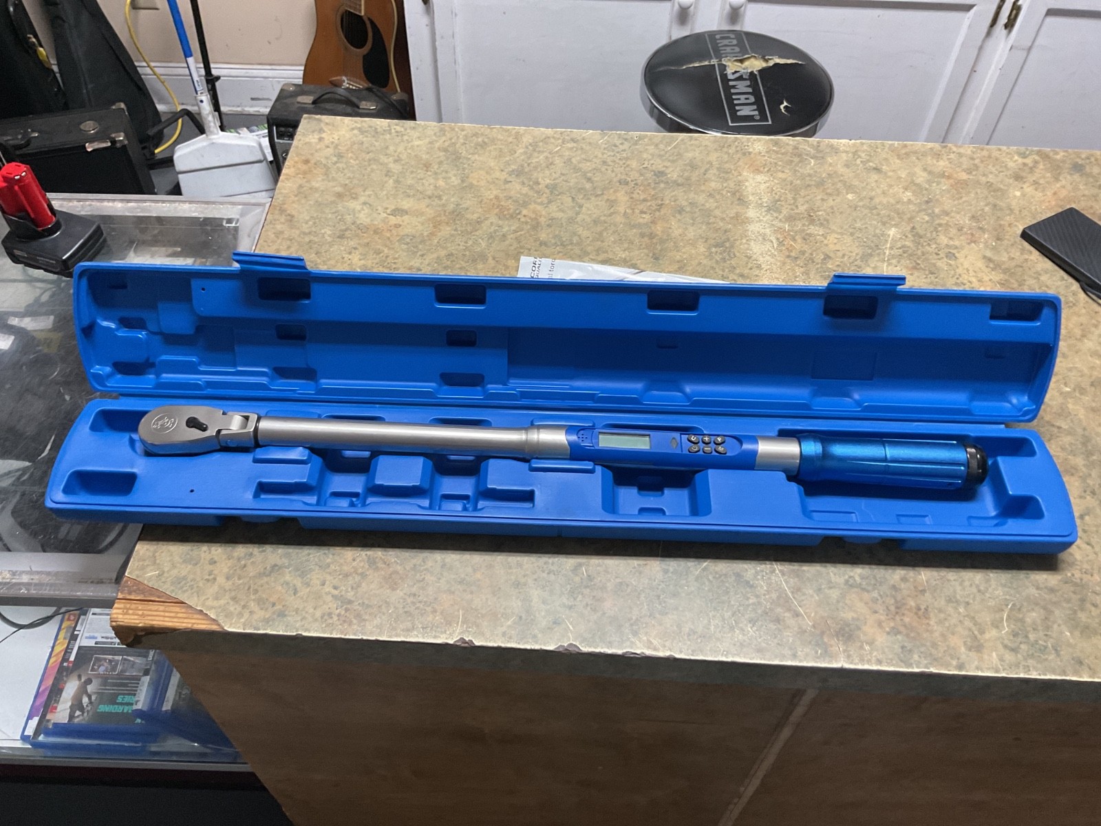 Cornwell 1/2″ Drive Flex Head Digital Torque Wrench In Case CTG5000ANGX Perfect