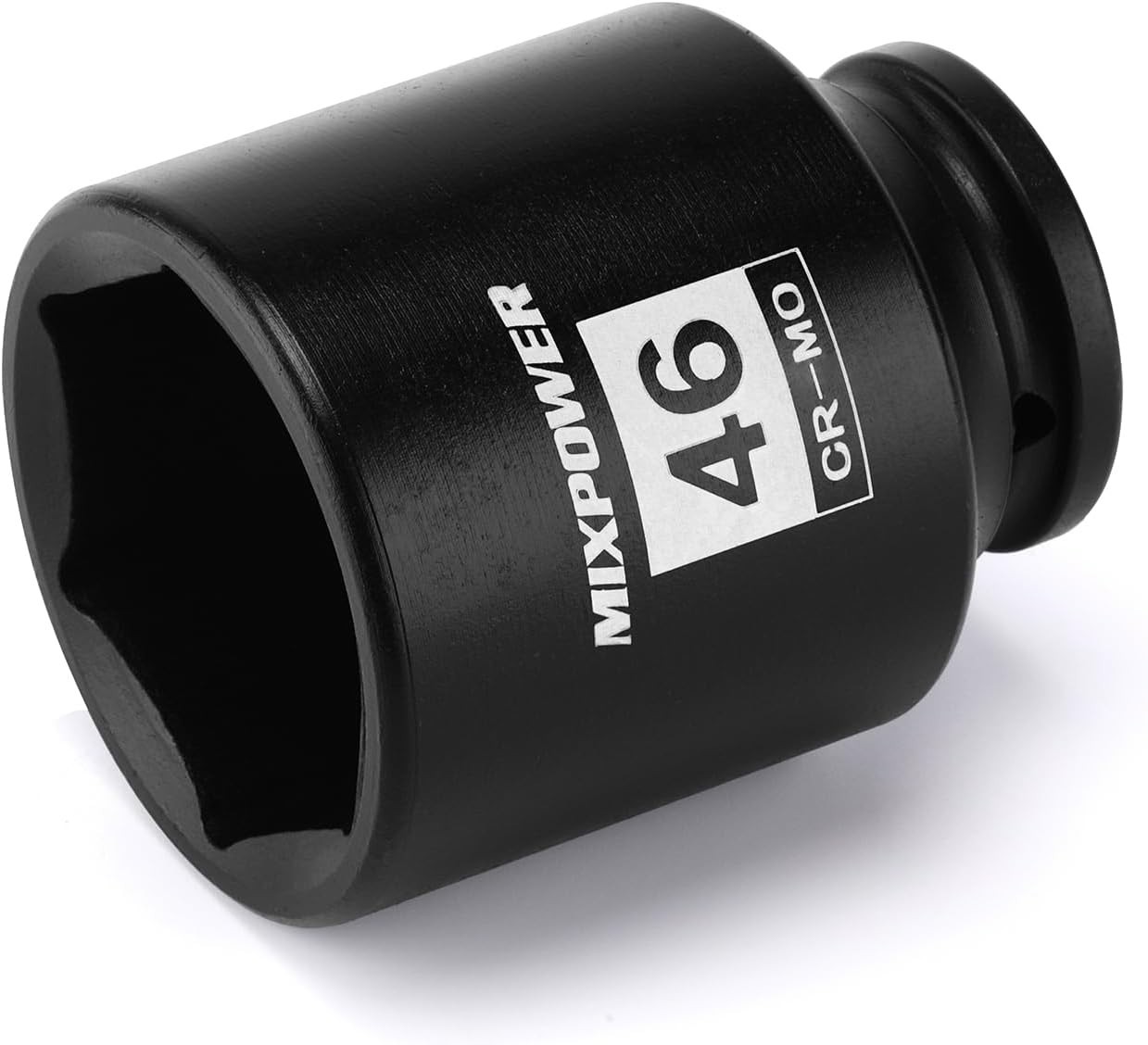 6 Point Deep Impact Socket, 46mm Size, High-Torque Chrome Moly Steel Design