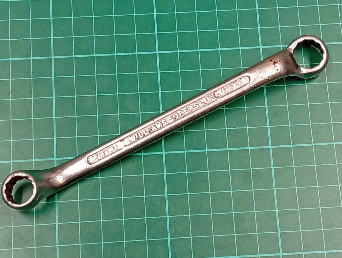 Williams Superslim, 7/16″ x 1/2″ AF Offset Ring Spanner, Made In England