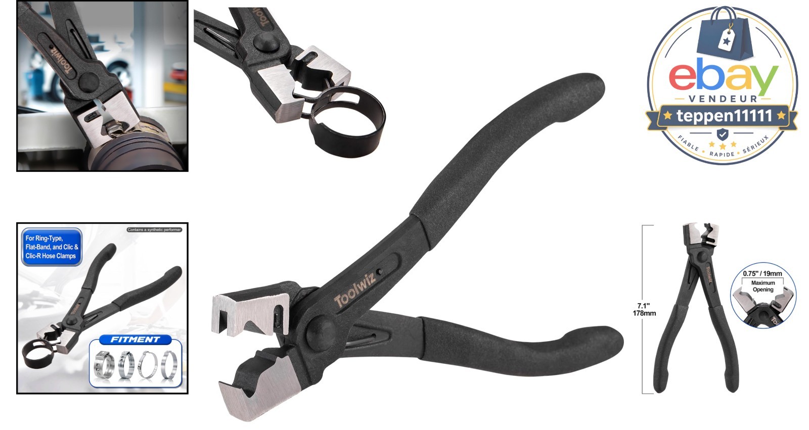 Clic & Clic-R Hose Clamp Pliers Automotive Maintenance Tool