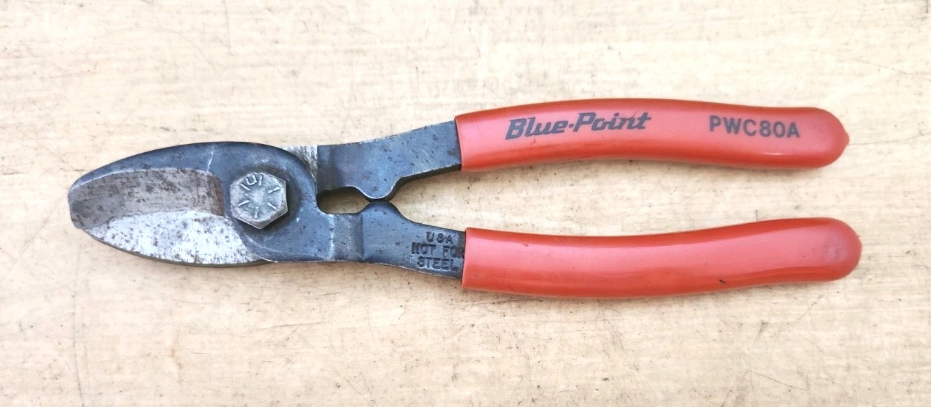 Blue Point PWC80A – 7-1/2″ Long Soft Grip Cable Cutter